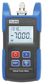 NGBFF Tester per cavi di rete, Mini misuratore di potenza in fibra ottica Tester portatile, tester for misuratore di potenza ottica di precisione Tester for fibra ottica Precision TL510A(-70to10)