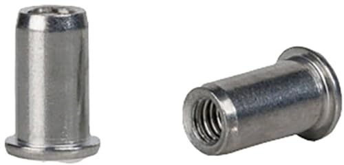 Gesipa Blindnietmuttern Stahl Standard hell-verzinkt, 6 x 9 x 15,5 cm, 250 Stück, 6420273