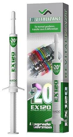 Xado Additiv EX120 für Schaltgetriebe - Getriebeöl Additiv, Revitalizant für Schaltgetriebe, Getriebekoffer und Differentiale - Getriebe Reparatur, Geräuschreduzierung, Getriebe Zusatz, 8 ml
