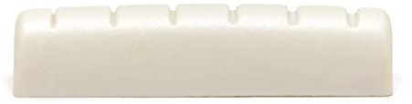 Graph Tech Tusq 1/4 Schlitz Akustische Gitarre Sattel, weiß