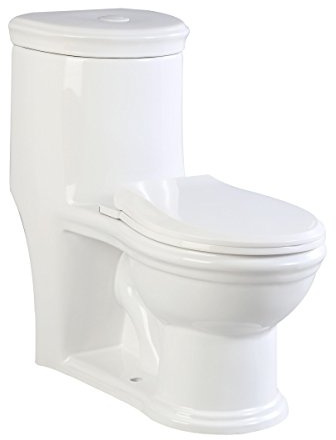 Children Potty Training Toilet Advanced One Piece Kids Round Bathroom Toilet White Heavy Duty Porcelain With Slow Close Seat Lid And Push Button Flush 11 3/4 Inch H Renovators Supply Manufacturing