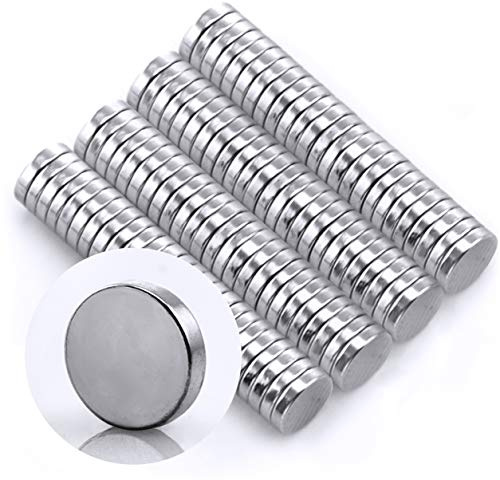 Omicube N35 Neodym Mini-Magnete 5x1mm extra stark, rund, 100 Stück | Neodym-Magnete N35 5x1 mm, 100 Stück, extra stark, für Kühlschrank, Magnettafel, Ordnung in Haus, Büro und Schule