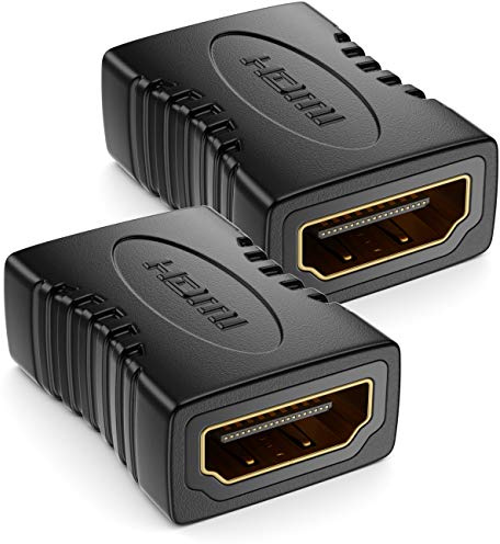 deleyCON 2X HDMI Kupplung Buchse auf Buchse, 4K HDR eARC