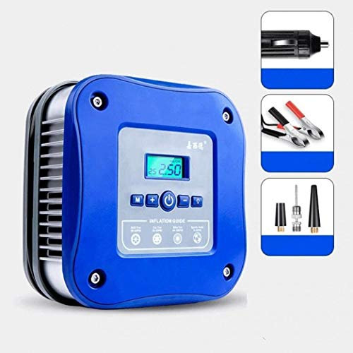 RONGJJ Bomba De Pie para Bicicleta 12v Bomba De Aire para Coche Bomba De Aire Portátil Bomba De Aire Eléctrica Bomba Eléctrica Digital Bicicletas Y Otros Inflables