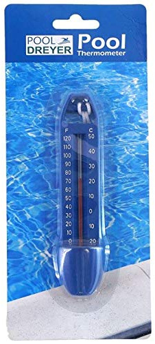Pool Thermometer aus Kunststoff L 17 cm Schwimmbad- und Teichthermometer