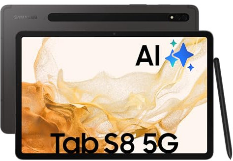Samsung Galaxy Tab S8 Wi-Fi, Graphite, 128 GB