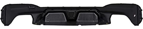 DM Autoteile 14243 Evo Heckdiffusor Schwarz Glanz Carbon lackiert kompatibel für BMW 5er G30 G31 M Paket Nicht M5 CS