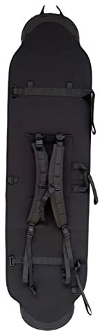 kowaku Outdoor-Snowboardtasche, Softcover, dehnbar, mit abnehmbarem Riemen zum Fliegen, wasserdicht, Transporthülle, Schutzhülle, Tragetasche, 150CM