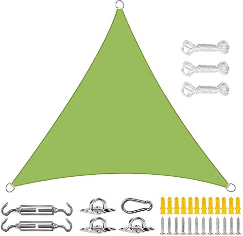 Outdoor Sun Shade Sail for Camping Wind Protection and Sun Protection Small Triangle Sun Sail with Right Angle Vert 4.5x4.5x4.5m