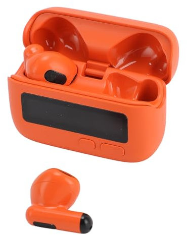 Auricolari Wireless con Display Orologio a LED, Cuffie Intrauricolari Bluetooth 5.2 retrò, Auricolari ENC con Cancellazione del Rumore, Auricolari Portatili per Sport,