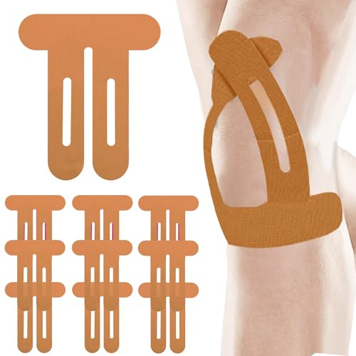 AUNGCSHE 10 Stück Cinta Kinesiológica, Elástico Impermeable Kinesiotape, Vendaje Neuromuscular Adecuado para Deportes de Alta Intensidad Como fútbol, Baloncesto, Natación, Etc (Color de Piel)
