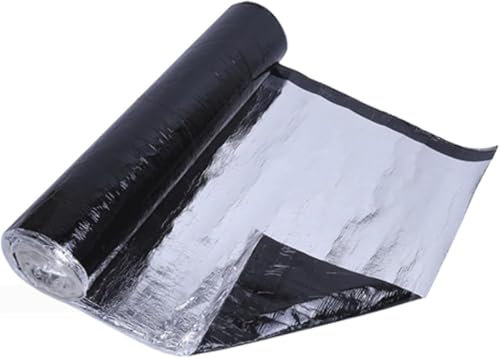 CORGLI 1/5/10/15m Long Self-Adhesive Sheds Roofing Felt, Asphalt Roof Shingles Repair Tape, Aluminum Foil Tape，Roof Protector Underlayment Roll, Flashing Tape for Roofs, Waterproofing Roo