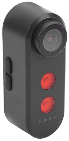 Tangxi 4K Mini Action Camera, Bike Camera with Tail Light Video Recording Water Proof Action for Outdoor Cycling Strap Type 140 Degree Wide Angle, for Cycling Motorcycle