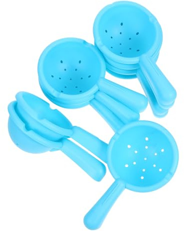 LOPUNER 10pcs Blue Sand Scoop and Shovel Set for , Beach and Sandbox with Holes, Sturdy Garden Hand Shovel for Outdoor Sand and Water Play