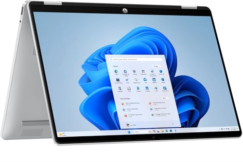 HP OmniBook 5 Flip 14 2-in-1 Touchscreen Laptop | Intel Core i5-1334U | 16GB RAM | 512GB SSD | 2K (1920 x 1200) Touch Display | Windows 11 Home | Silver | Power Adapter Sold Separately