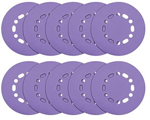 Trend Dischi abrasivi orbitali 150mm ossido alluminio 180, 10 | 10 dischi in ossido di alluminio per levigatrici orbitali, grana 180, finitura fine, AB/150/180A