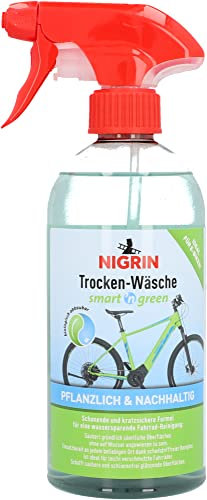 NIGRIN smart n green Trockenwäsche, Fahrrad reinigen ohne Wasser, reinigt gründlich, 500ml