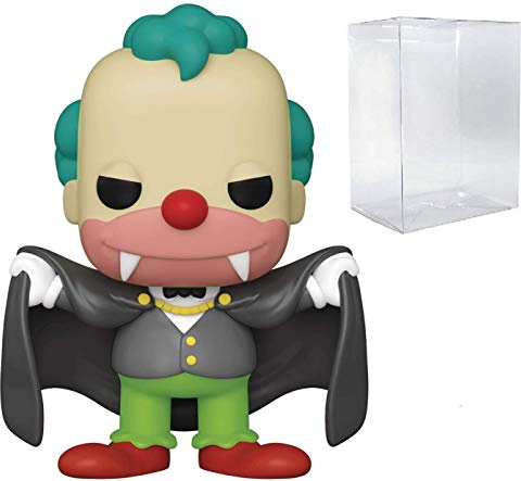 The Simpsons: Treehouse of Horror - Vampire Krusty Funko Pop! Vinyl Figure (Bundled with Compatible Pop Box Protector Case)