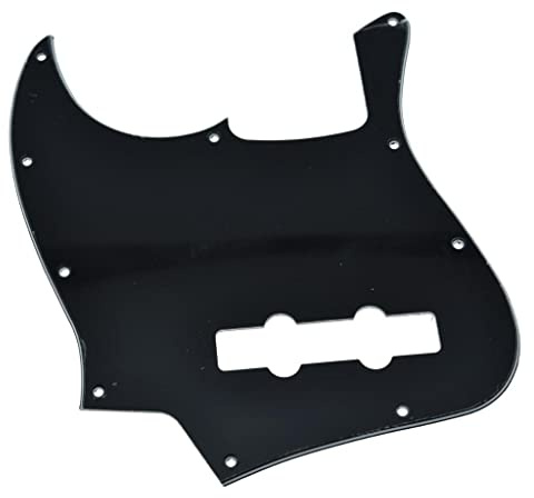 Dopro Lefty Schlagbrett für Jazz J Bass, für Linkshänder, 3-lagig, Schwarz