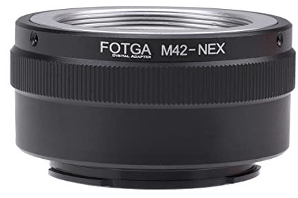 Hersmay M42 A E-mount Lens Mount Adattatore per obiettivo da 42 mm per montaggio a vite per Sony E mount a7 IV a7 II III a7R II a7R III a7S II a7S III a9 a9ii a7R a7riii a7r iv a6600 a6500 a6300 a6000
