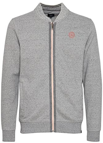 FQ1924 FQThore Sweatjacka, Kläder Tröja för män, Cardigan med huva, Molndansare (114201), L