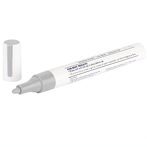 Reparación de Arañazos de Pintura de Coche, Lápiz de Pintura de Neumático de Lápiz de Coche Profesional Impermeable, Bolígrafos de Marca para Coche(Plata)