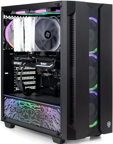 XUM Elite Prebuilt Gaming PC: Intel Core i7-13700F, NVIDIA GeForce RTX 5070 12GB, 32GB DDR4 RAM, 1TB NVMe SSD, 850W PSU 80+ Bronze, aRGB, WiFi 5, Windows 11 Home, Black Case