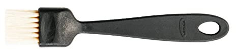 Fiskars Pincel de repostería, Longitud: 20 cm, Essential, Cerdas naturales/Plástico PP, Negro, 1065590
