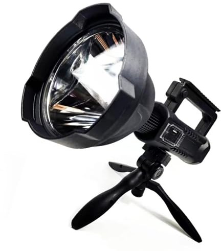 Foco LED de Largo Alcance, Linterna de Carga USB de Plástico, Foco Exterior de Largo Alcance, Potencia Nominal de 20W
