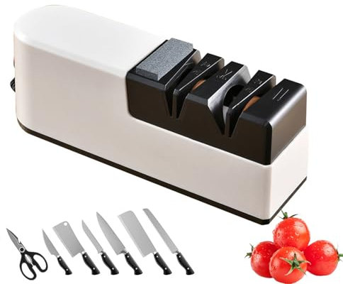 Afilador de cuchillos eléctrico, afilador de cuchillos profesional, afilador de cuchillos grueso y fino, afilador de cuchillos de diamante para tijeras, cuchillos de cocina, cuchillos de frutas,