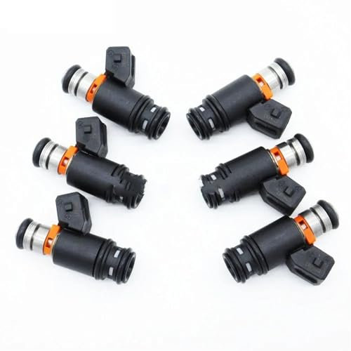 Einspritzdüsen FÜR FÜR AFP VR6 2,8 AES FÜR Euro FÜR Van FÜR Golf FÜR Jetta Kraftstoff Injektor 805000348303 021906031D 6 Teile/los IWP022 Einspritzdüse