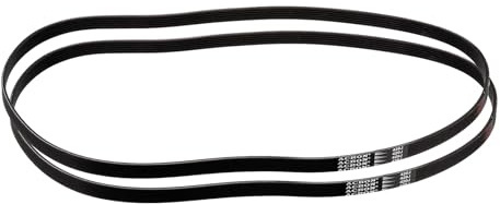 sourcing map 2pcs 420J6 PJ V-Ribbed Belt 6 Ribs 42 Length x 0.55 Width x 0.14 Height, EPDM Rubber Poly V Belt, Multi Wedge Micro V Belt