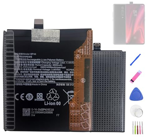 HIGHAKKU Ersatzakku Batterie BP40 kompatibel mit Red-mi K20 Pro Mi 9T Pro with Tools