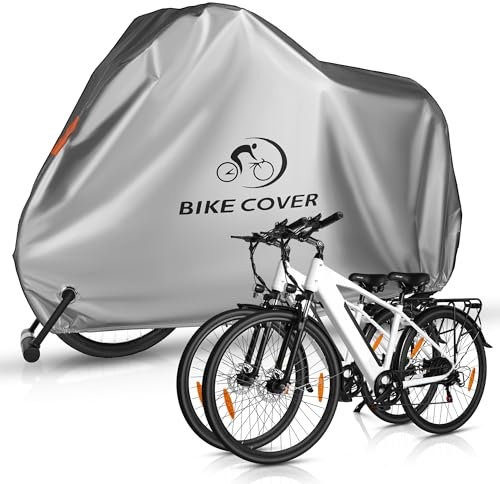 VARUN Funda Bicicleta, Funda Bici Cubre Bicicleta con Peso Pesado Oxford 300D, Funda Bicicleta Exterior con Protección Contra la lluvia, el Polvo y los Rayos UV, para Carretera Niño Electrica MTB BTT