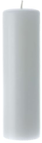 Candela altare cera bianca 200x60 mm