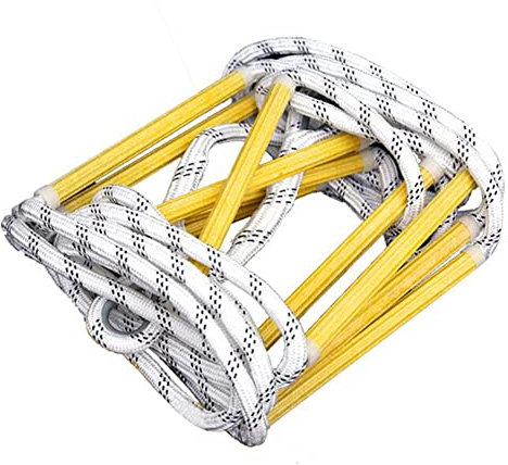 FGQCBBYC Weiches Nylon-Feuerleiterseil, Sicherheitsseil, Notfall-Feuerleiter, leichtes Kletterseil für Kinder und Erwachsene im Freien, Notevakuierung/8M/26Ft