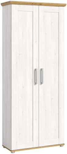 Newroom Garderobenschrank Sibiu Lärche Hochschrank schmal Flur Diele