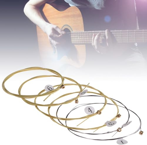 6 Stück Gitarrensaiten Konzertgitarre, Saiten Für Akustikgitarre Ersatz Für Gitarrenspieler Musikinstrumente Für Akustikgitarre Konzertgitarre Und Klassische Gitarre