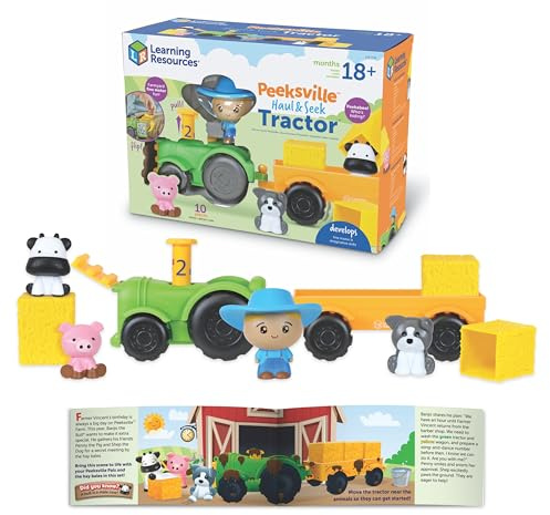 Learning Resources Peeksville Haul & Seek Tractor