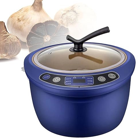 Generico Macchina di FERMENTO di GUILA Nera - CAKER ELETTRICA Automatico 6L per Aglio Nero, Yogurt, natto, Riso Dolce - pentola di fermentatore Multifunzionale