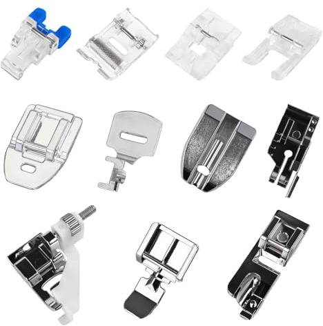 Kit Di 11 Piedini Premistoffa Per Macchine Da Cucire - Accessori Compatibili Con Singer, Janome, Toyota E Altre - Ideali Per Cucire, Trapuntare E Creare，set Fi Piedini Macchina Da Cucire