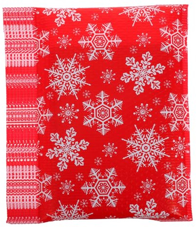 Mipcase 10stücke Kleine Luftpolsterumschläge Schneeflocken-versandtaschen Luftpolsterverpackungen Für Kleinunternehmen Kleine Luftpolsterumschläge Versandtaschen Mit Schneeflockenmuster Lu