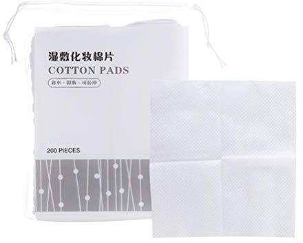FOMIYES Almohadillas Faciales de Algodón Delgadas y Elásticas para Maquillaje, Compresas Ligeras de Tela No Tejida para Aplicar Tónico y Desmaquillar el Rostro