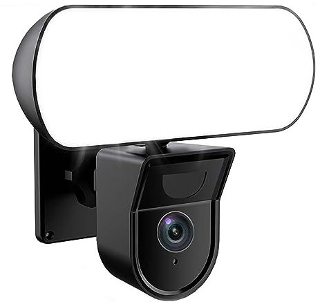 CCZRD 3MP Tuya Flutlicht Kamera WiFi 10W Garten Wand Lampe Im Freien Wasserdichte Sicherheit Schutz Überwachung Smart Sensor Licht(Tuya Camera 64G SD)