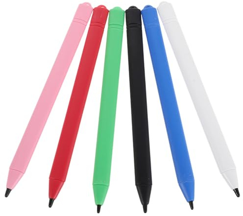 BELLIFFY 6pcs Handwriting Tablet Pen Doodle Drawing Pen for Boys and Girls Lcd Writing Tablet Stylus for Drawing