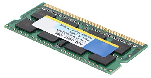 RASTKY Módulo de Memoria PC3‑8500 DDR3 RAM de, 4 GB, 1066 MHz, para un Rendimiento Potente, Compatible con Computadoras Portátiles /