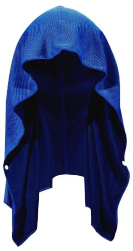 Kylhandduk för huvud och hals, Kylhandduk med hoodie Svalkande huvudhandduk
