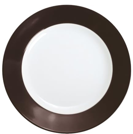 KAHLA Pronto Colore Frühstücksteller 20,5 cm chocolate brown|brauner Beilagenteller aus Porzellan