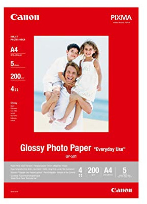 Canon GP-501 – fotopapper (glans, A4) 5 ark