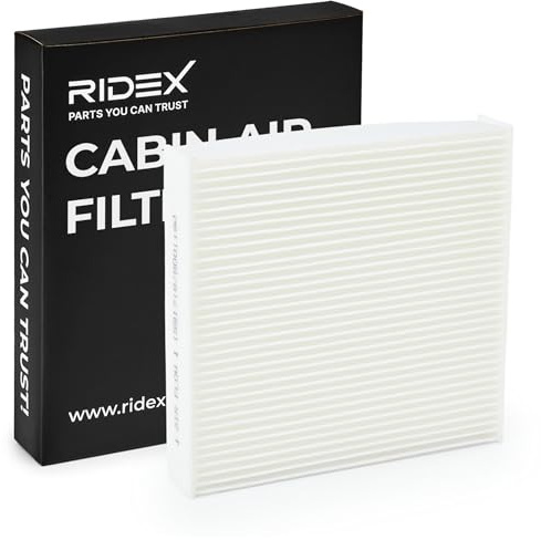 RIDEX 424I0035 Innenraumfilter Pollenfilter Höhe: 30 Breite: 185 Länge: 178 Kompatibel mit FORD Kuga Mk2 DM2, OPEL Corsa E Schrägheck X15, SEAT Ibiza III Schrägheck 6L, AUDI A4 Avant 8D5, B5